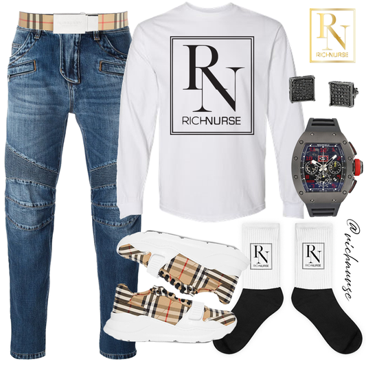 Rich Nurse Long Sleeve Tshirt